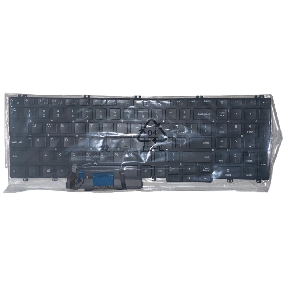 U.S English Keyboard Backlit Layout for Dell Precision & Latitude Laptop Series